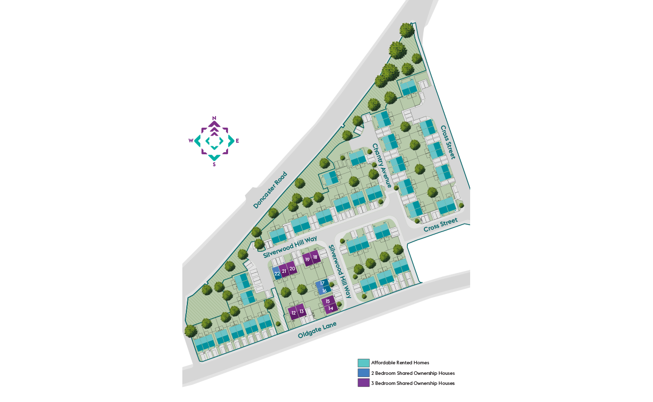 Whinney Hill site plan map