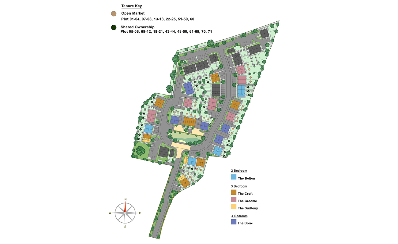 Green Vale site plan