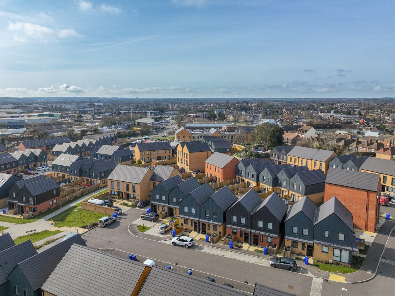 Computer generated image of the Watling Gate site from above