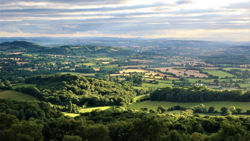 Ariel image of Worcestershire 