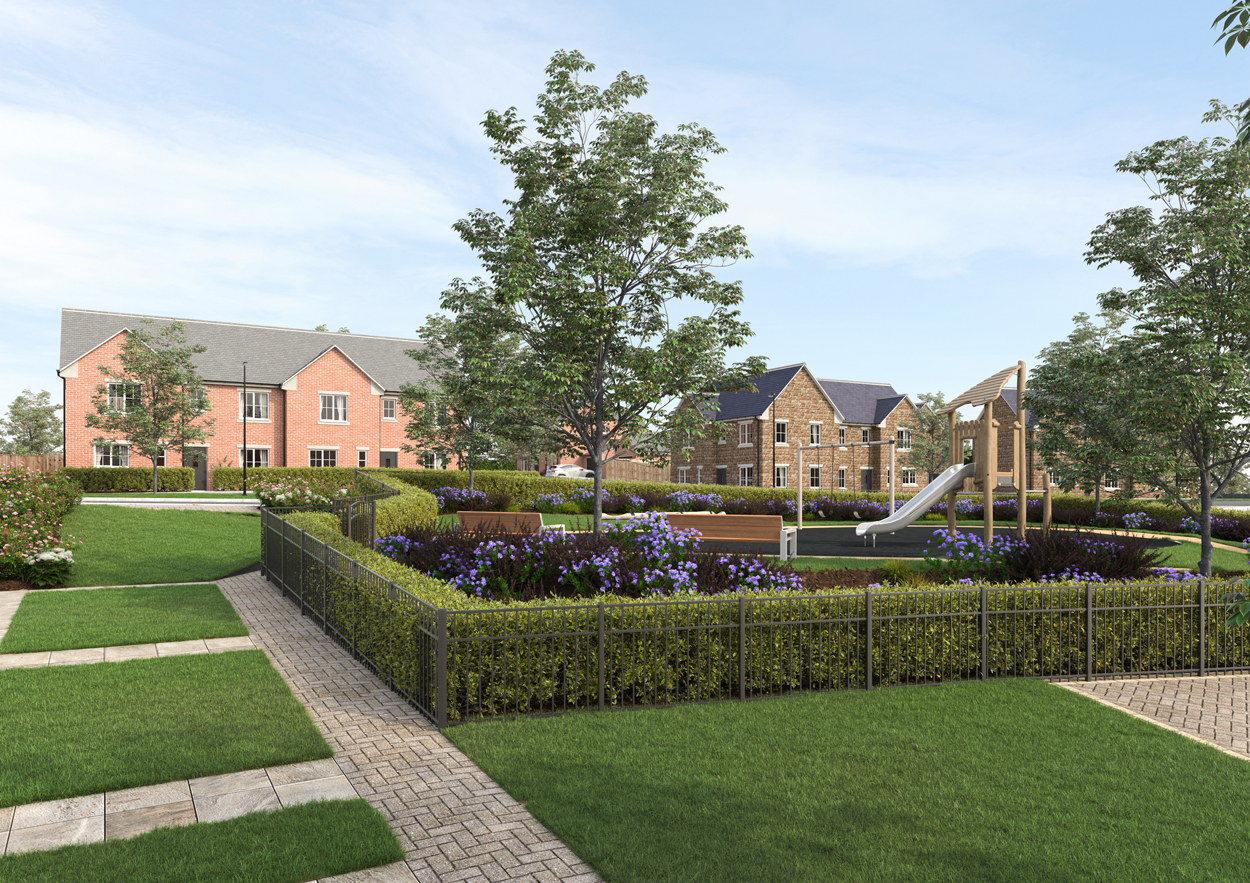 Street view of the Bournleigh development
