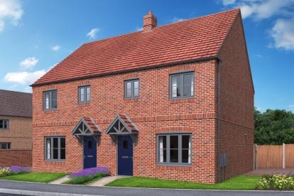 Computer generated image of the exterior of The Myrtle 