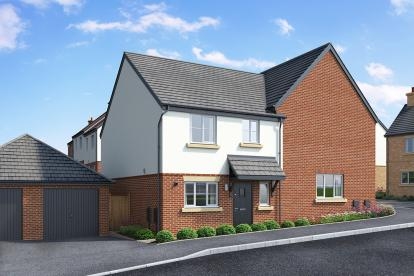 Computer generated image of The Bellflower, a three bed detached home