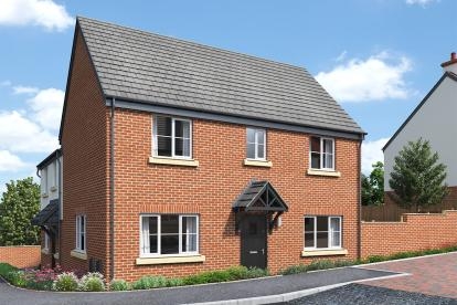 Computer generated image of The Campion, a three bed detached home