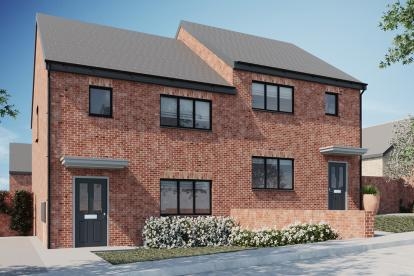 Computer generated image of The Willow, a three-bed semi-detached home