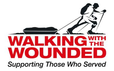 Walking with the wounded logo