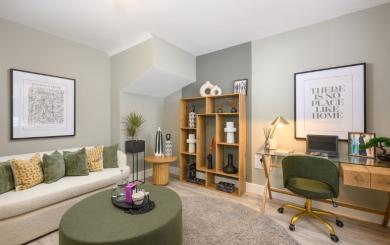 A spacious and modern living area 