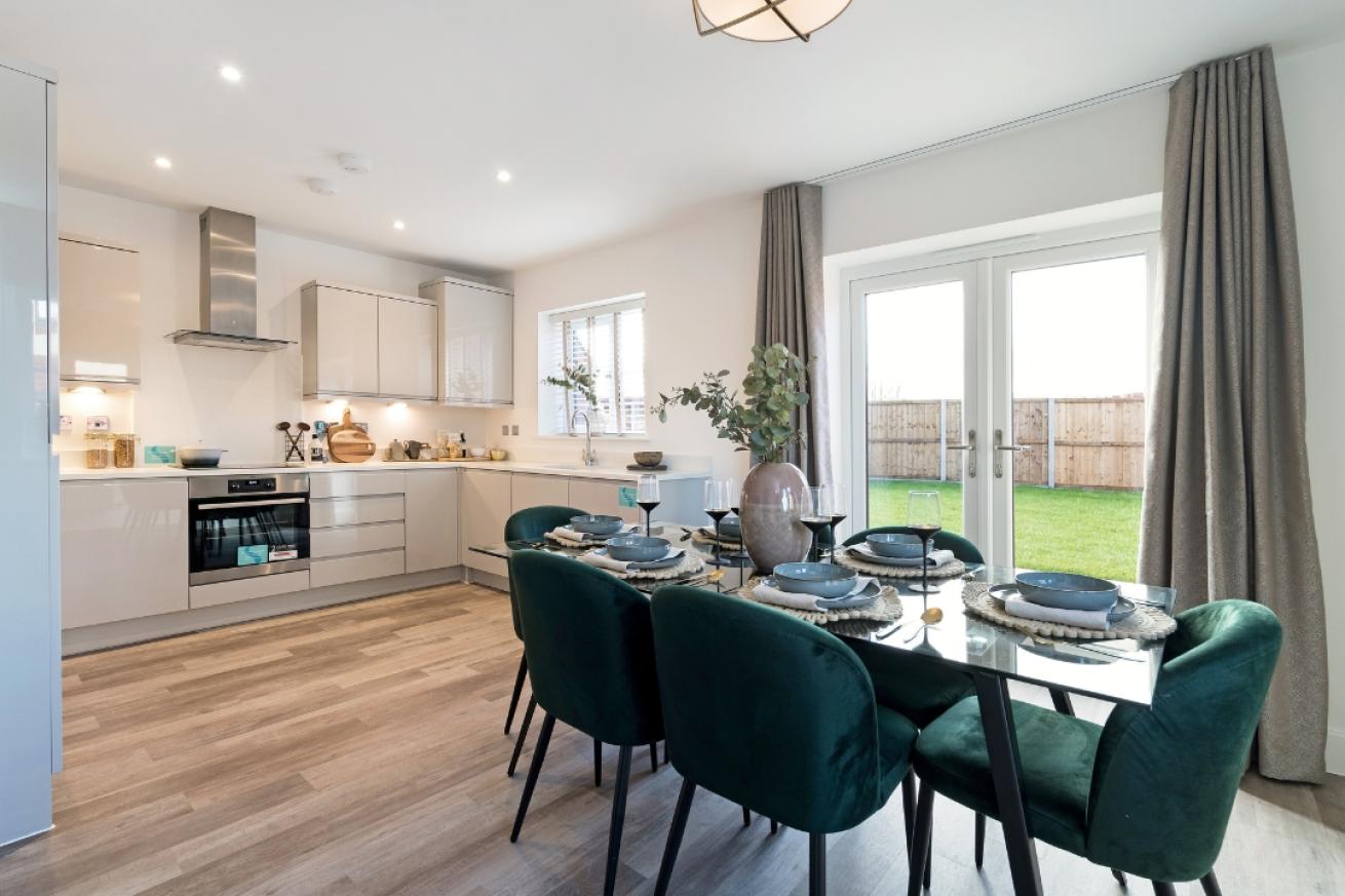 Example of a Kitchen Dining room