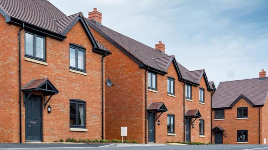 Some of the new homes at our Castle Reach development, near Tenbury Wells